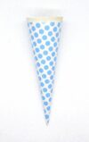 Mittelgroße Schultüte hellblaue Punkte 34,5 cm von Krima&Isa