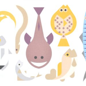 Postkarte Fische