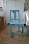 Kinderstuhl aus Mangoholz vintageblau finish - Original